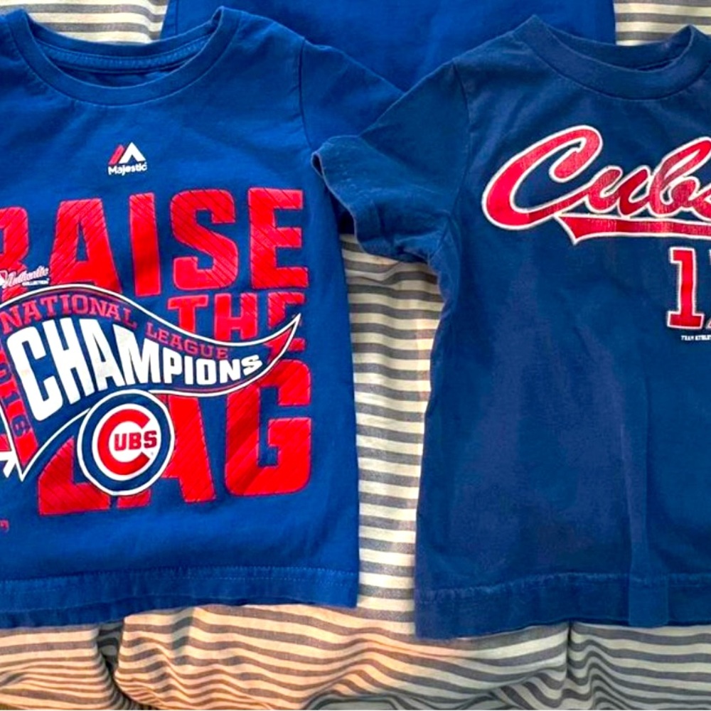 2T Boys Chicago Cubs Baseball Shirts